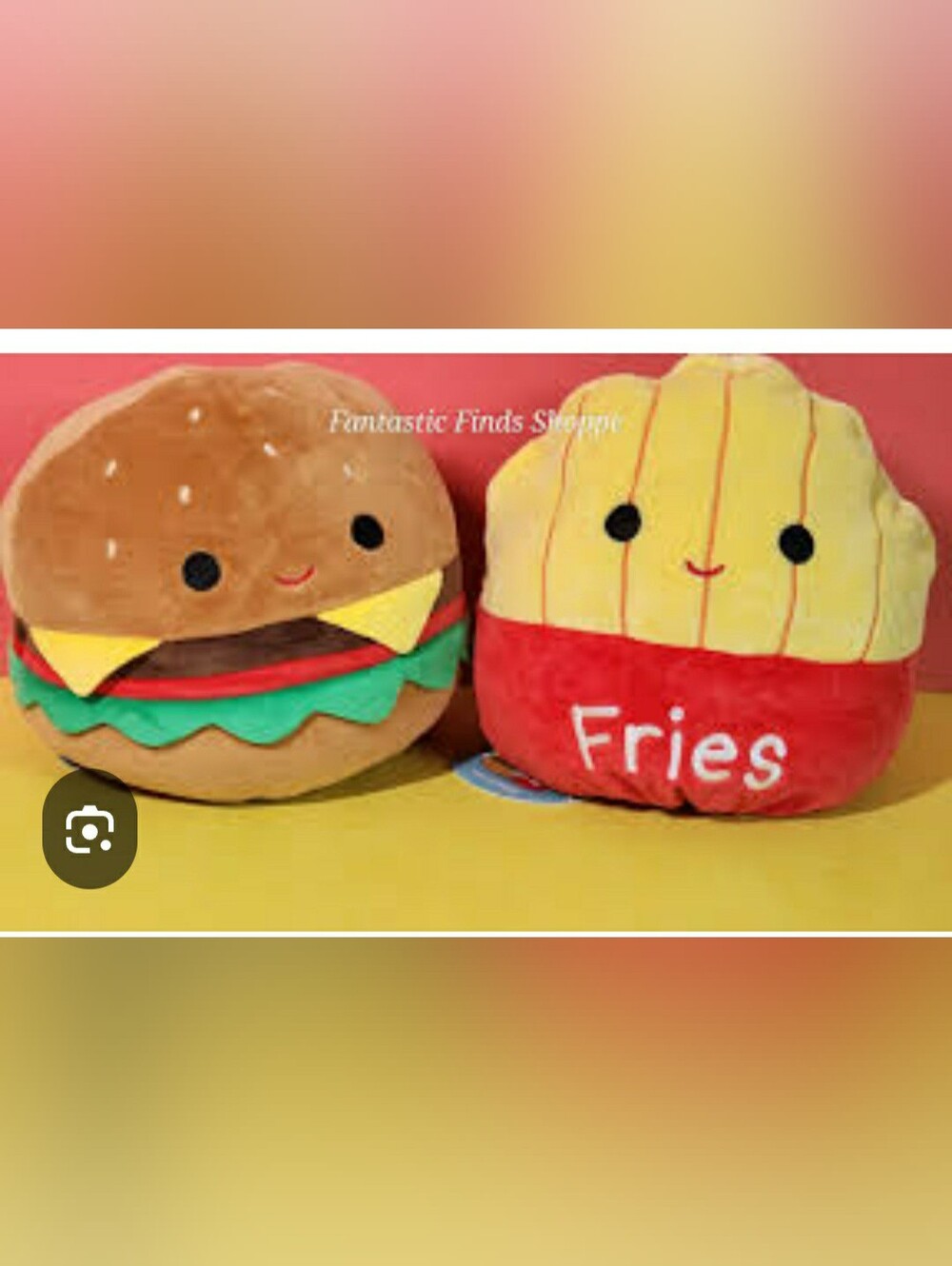 Flip A Mellow Squishmellow Inside Out Hamburger And Turns InsideTo French Fries